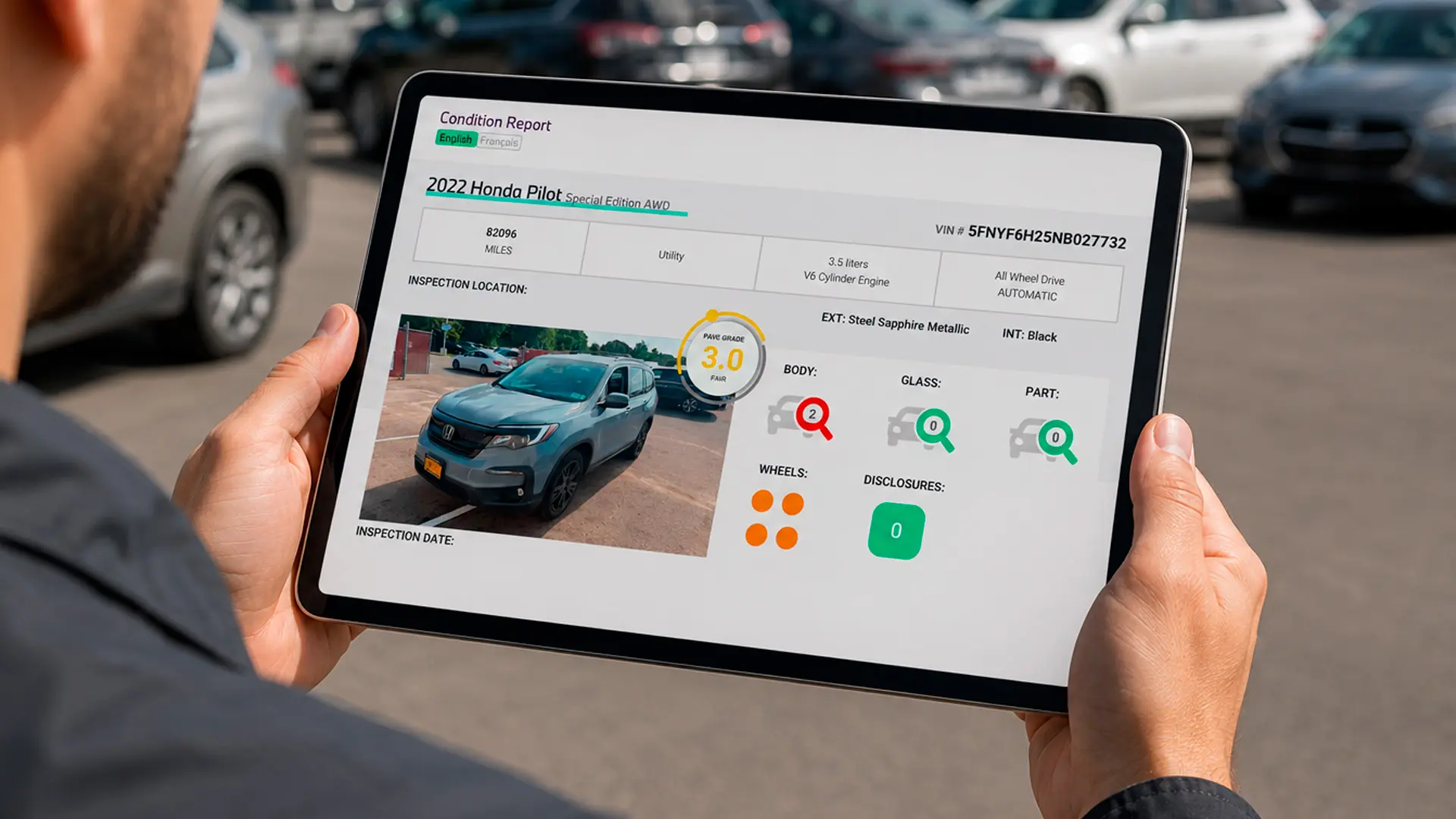 Instantly assess asset value and damage severity via Automated Condition Reports.