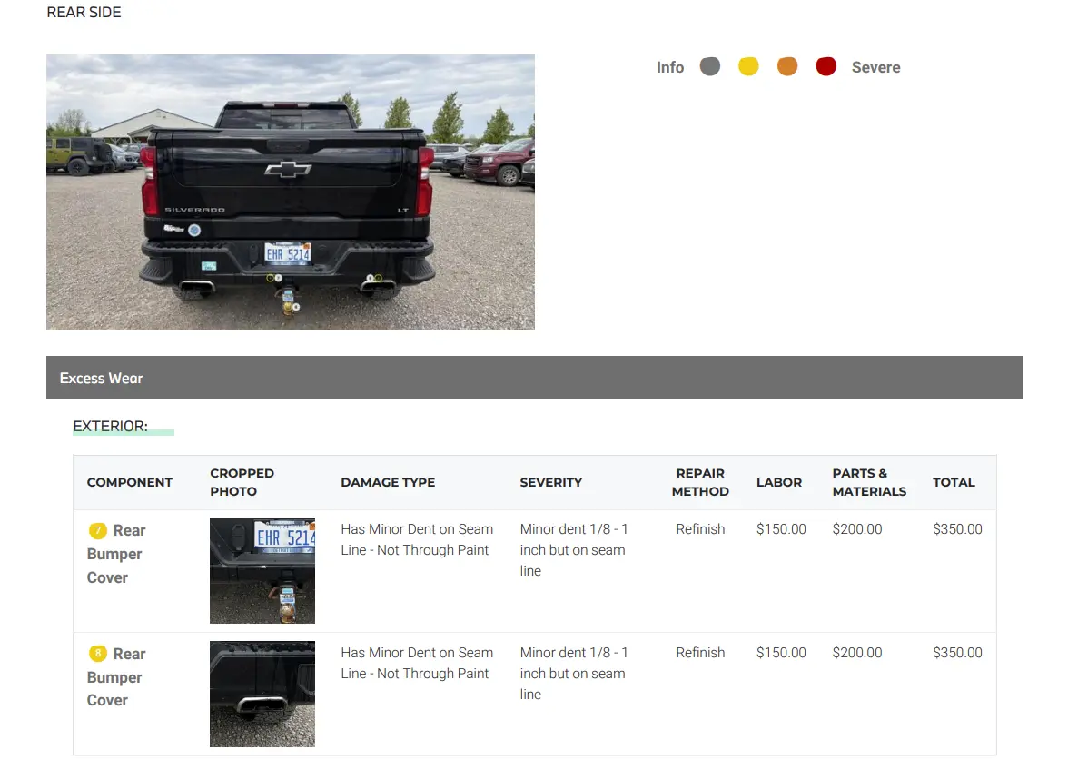 Review Every Inspection to automatically calculate lease-end charges and routing strategies.