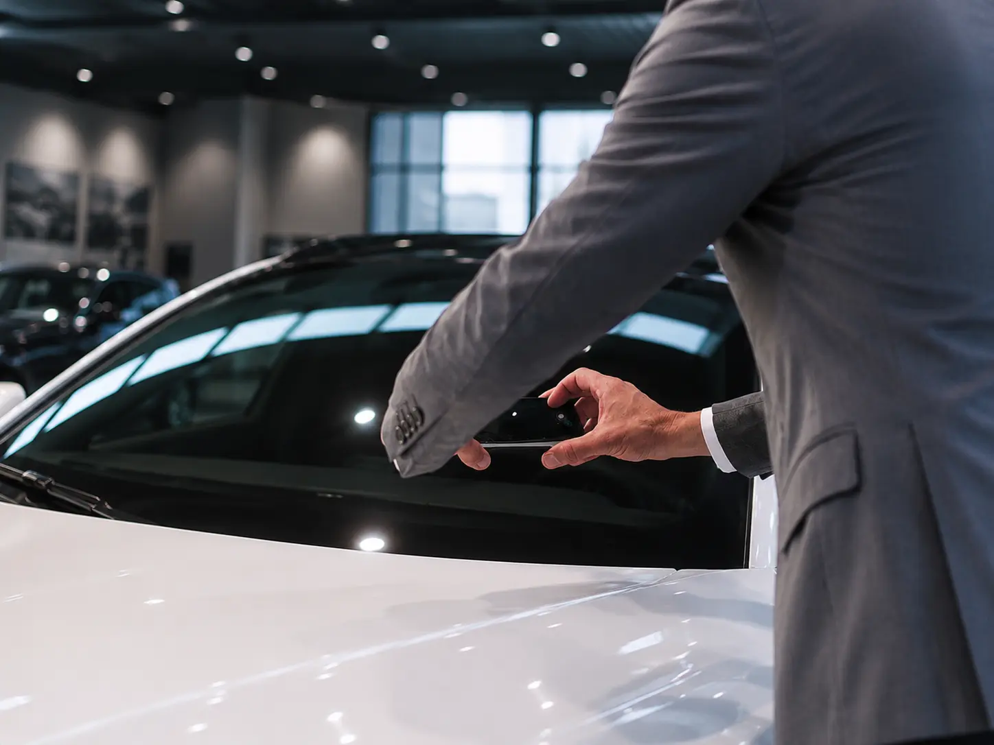 Capture off-lease or fleet vehicles at their grounding location.